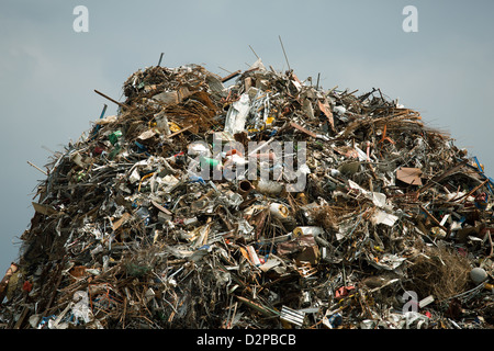 Amburgo, Germania, è landetes rottami di metallo nel porto di Amburgo Foto Stock