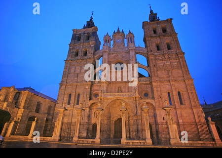 Cattedrale di Astorga, Leon, Camino de Santiago, Spagna, Europa Foto Stock