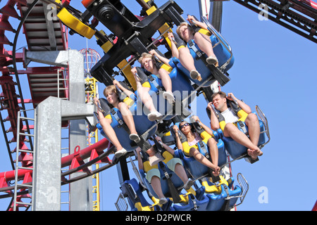 Roller Coaster Foto Stock