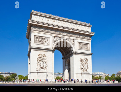 Arco di Trionfo, Parigi, Francia, Europa Foto Stock