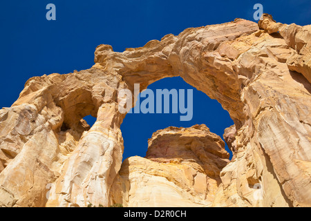 Grosvenor Arch, Cannonville, Grand Staircase-Escalante monumento nazionale, Utah, Stati Uniti d'America, America del Nord Foto Stock