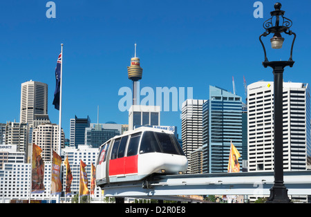 La monorotaia, Sydney, Nuovo Galles del Sud, Australia Pacific Foto Stock