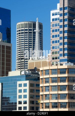 Skyline di Sydney Darling Harbour, Sydney, Nuovo Galles del Sud, Australia Pacific Foto Stock