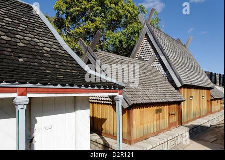 Residenze e luoghi di sepoltura dei membri della regalità del Imerina, Collina reale di Ambohimanga, provincia di Antananarivo, Madagascar Foto Stock