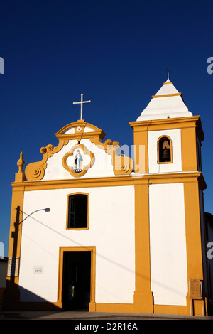 Nossa Senhora da Ajuda, chiesa di Arraial d'Ajuda, Bahia, Brasile, Sud America Foto Stock