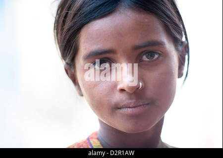 Giovane ragazza indiana Foto Stock