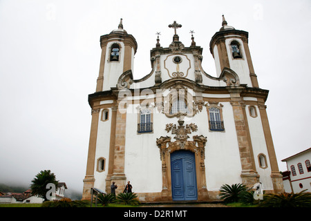Igreja de Nossa Senhora do Carmo (Nostra Signora del Monte Carmelo) Chiesa, Ouro Preto, Minas Gerais, Brasile Foto Stock