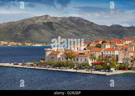 Korcula Croazia, Dalmazia destinazione Foto Stock