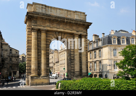 Porte de Bourgogne, Bordeaux, Sito Patrimonio Mondiale dell'UNESCO, Gironde, Aquitania, in Francia, in Europa Foto Stock