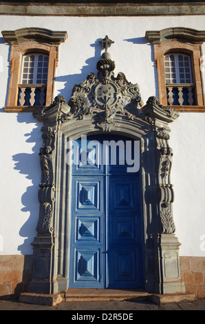 Santuario di Bom Jesus de Matosinhos, Sito Patrimonio Mondiale dell'UNESCO, Congonhas, Minas Gerais, Brasile, Sud America Foto Stock