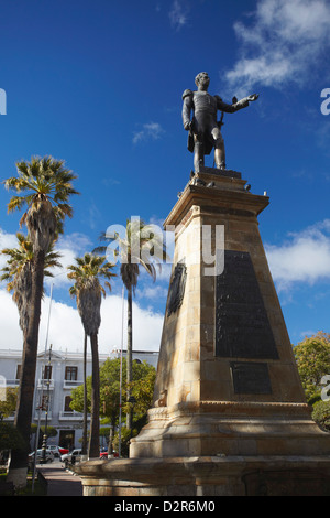 Monumento in Plaza 25 de Mayo, Sucre, Sito Patrimonio Mondiale dell'UNESCO, Bolivia, Sud America Foto Stock