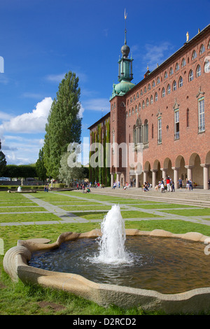 Il Municipio, Kungsholmen, Stoccolma, Svezia, Europa Foto Stock