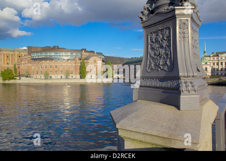 Parlamento svedese, Gamla Stan, Stoccolma, Svezia, Europa Foto Stock