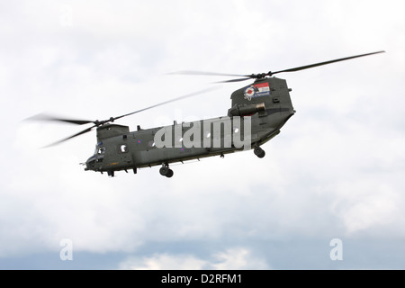 La CHinook HC2 ZA714 'AV' visualizza a RIAT 2012, RAF Fairford Foto Stock