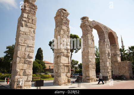 Asia, la Turchia, Anatolia, Selcuk, acquedotto romano Foto Stock