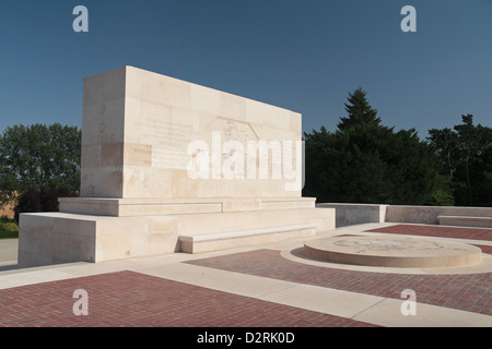 Il Bellicourt American monumento, St. Quentin (Aisne, Francia). Foto Stock