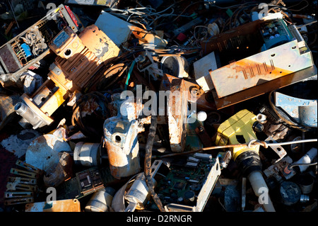 Raee Rifiuti elettronici Foto Stock