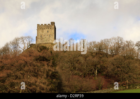 Il castello di Dolwyddelan vicino Moel Siabod, Snowdonia Foto Stock