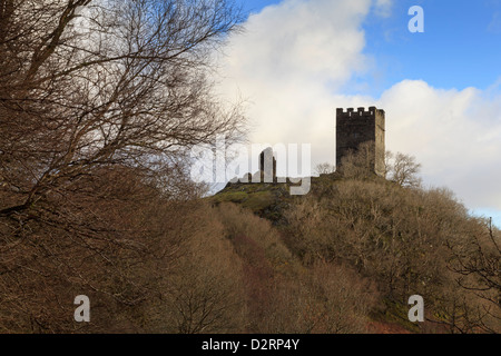 Il castello di Dolwyddelan vicino Moel Siabod, Snowdonia Foto Stock