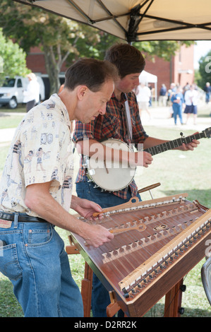 Appalachian Festival a Frostburg Membro, musicisti Foto Stock