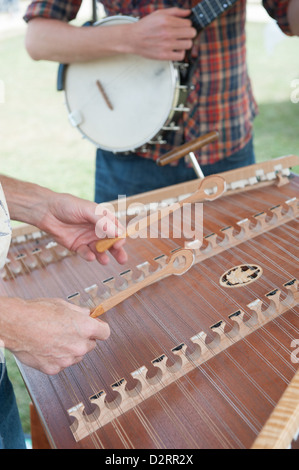 Appalachian Festival a Frostburg Membro, musicisti Foto Stock