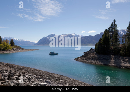 Il lago Wanaka,l'isola Meridionale, Nuova Zelanda Foto Stock