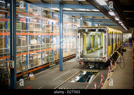 Berlino, Germania, la stazione di manutenzione della LPP Foto Stock