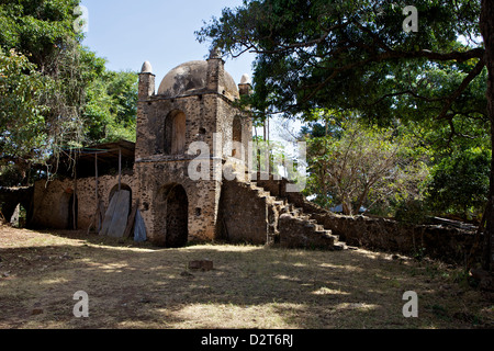 Narga Selassie isola monastero, il lago Tana Zege Penisola, Etiopia, Africa Foto Stock