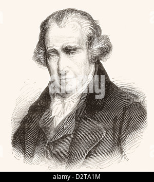 James Watt, 1736 - 1819. Scottish inventore e ingegnere meccanico. Foto Stock