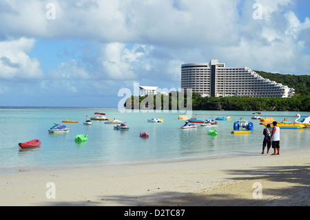 Spiaggia di Tumon, Guam Foto Stock