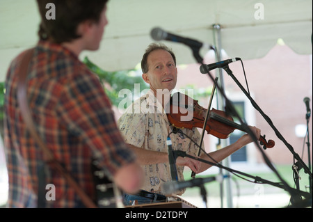 Appalachian Festival a Frostburg Membro, musicisti Foto Stock