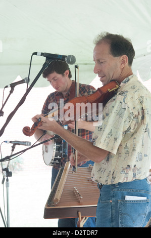 Appalachian Festival a Frostburg Membro, musicisti Foto Stock