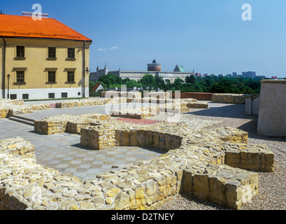 La città vecchia, castello di Lublin, Polonia Foto Stock