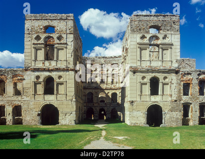 Castello Krzyztopor (croce e ax) Ujazd, Polonia Foto Stock