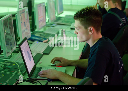 Berlino, Germania, CNC centro di formazione di Siemens AG Foto Stock