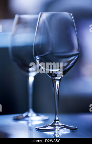 2 bicchieri di vino Foto Stock