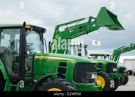 John Deere attrezzature agricole da vicino. Foto Stock