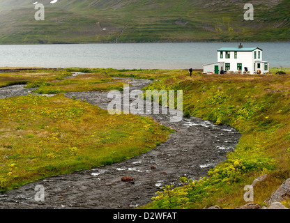 Hornstrandir, Doctor's House Foto Stock