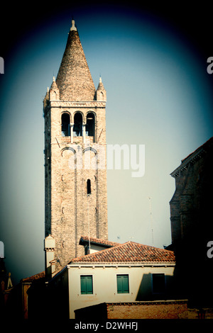 Il campanile (campanile), San Barnaba chiesa, Venezia, Italia Foto Stock