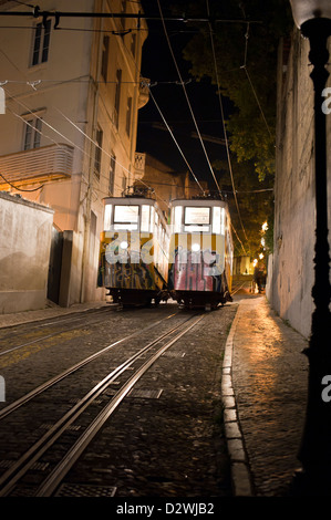 Elevador da Bica, Lisbona Foto Stock