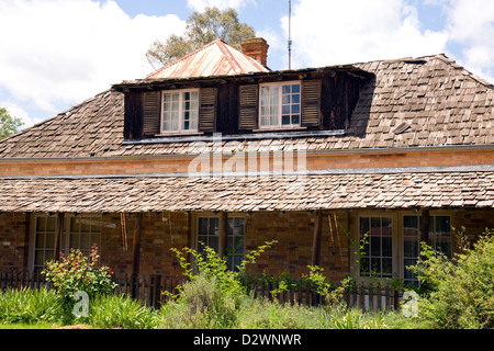 Sofala, ex villaggio minerario nella regione del New South Wales, Australia, ex cottage dei minatori Foto Stock