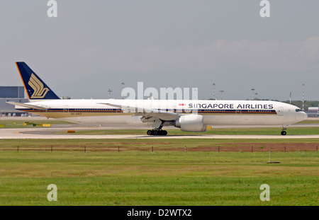 Singapore Airlines Boeing 777-300 Foto Stock