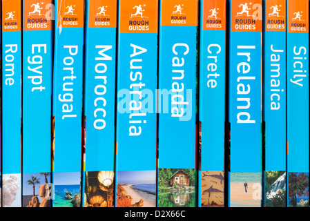 Rough Guide viaggi libri guida Foto Stock