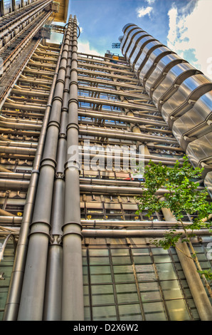 Architettura Industriale di Lloyds Building, Londra Foto Stock