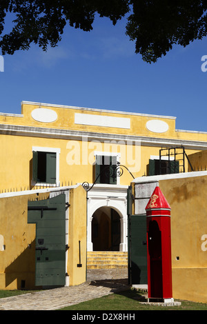 Fort Christiansvaern, Christiansted, St. Croix, Isole Vergini USA, Caraibi Foto Stock