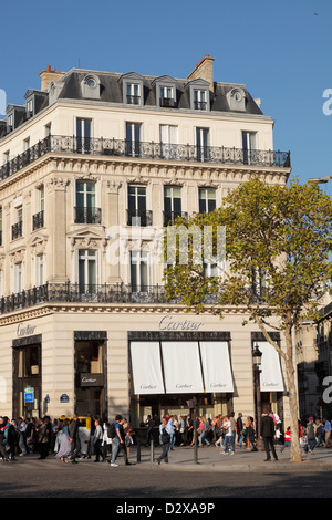 Cartier Store a Parigi Foto Stock
