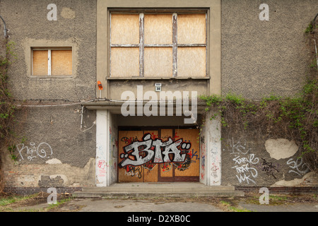 Berlino, Germania Fabrikgebaeude chiuso Foto Stock