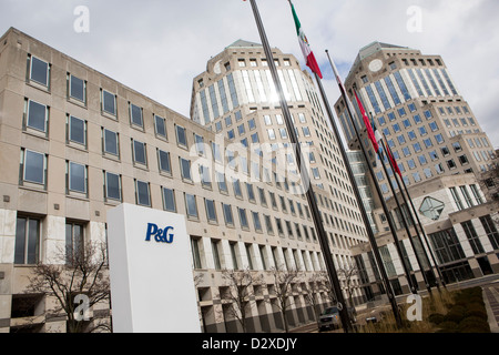 La sede centrale di prodotti di consumo maker Procter & Gamble. Foto Stock