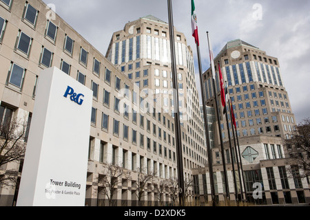 La sede centrale di prodotti di consumo maker Procter & Gamble. Foto Stock