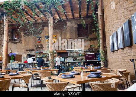 Los Danzantes Ristorante in Oaxaca - Messico Foto Stock